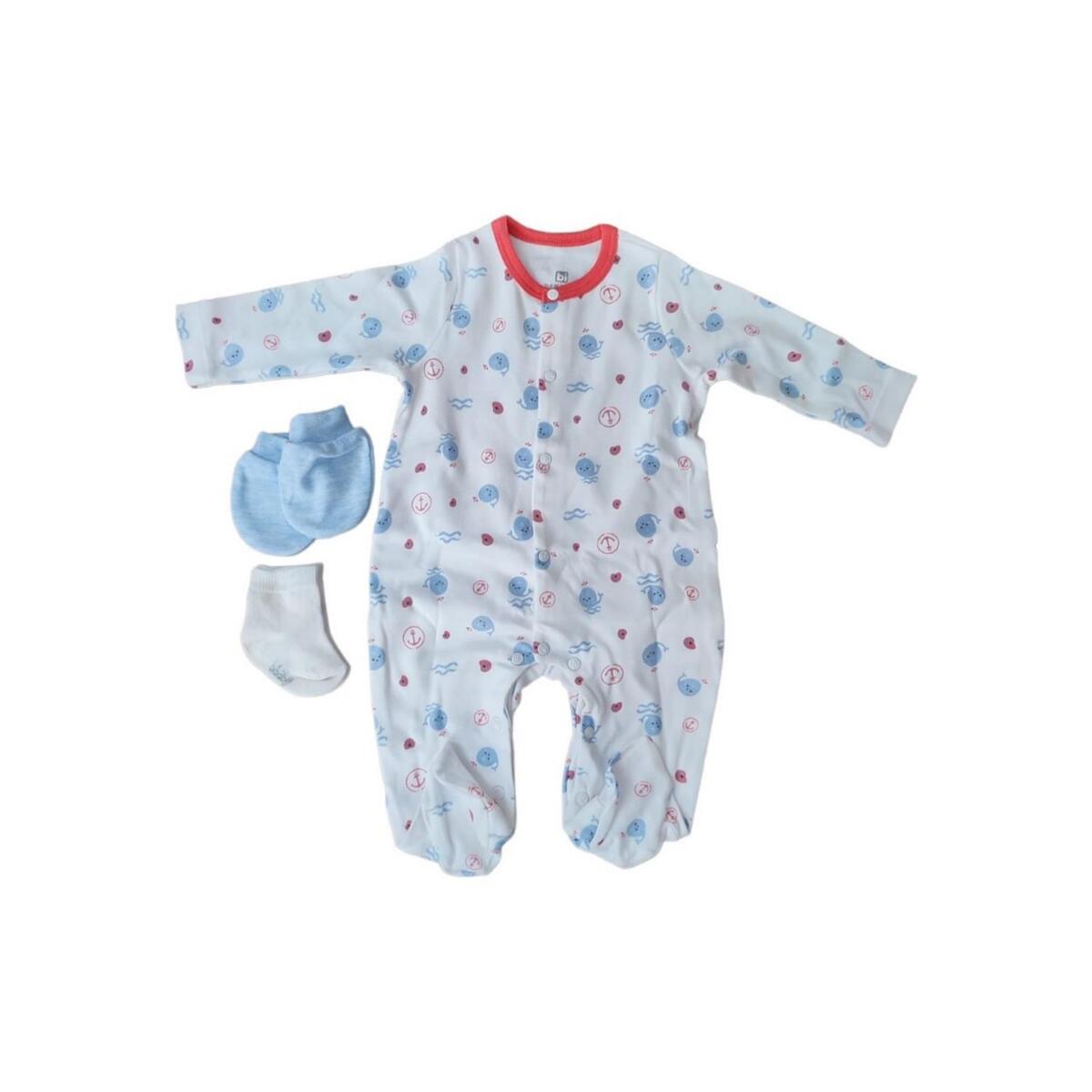 Bibaby Hastane Çıkışı 10lu Pirate Finny Mavi Melanj