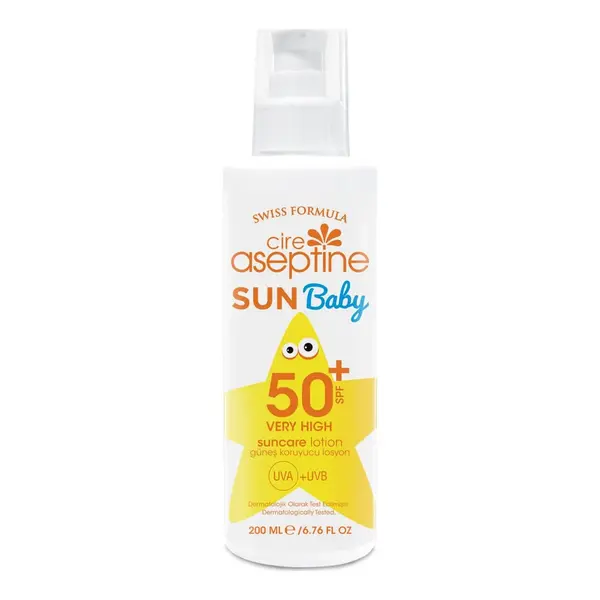 Cire Aseptine Bebek Güneş Koruyucu 50 SPF 200 ml