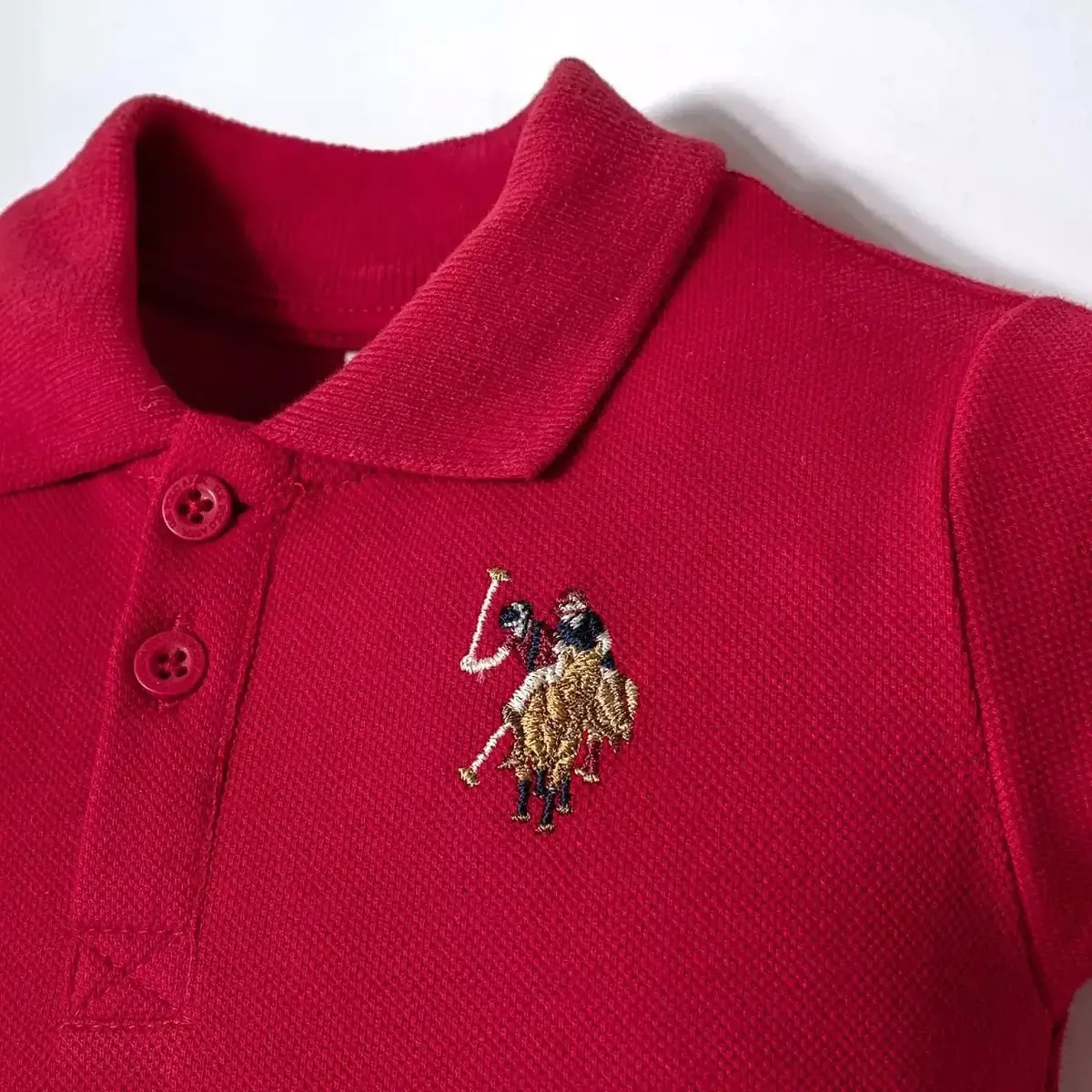 U.S. Polo 2li Takım Şortlu Kırmızı Kırmızı