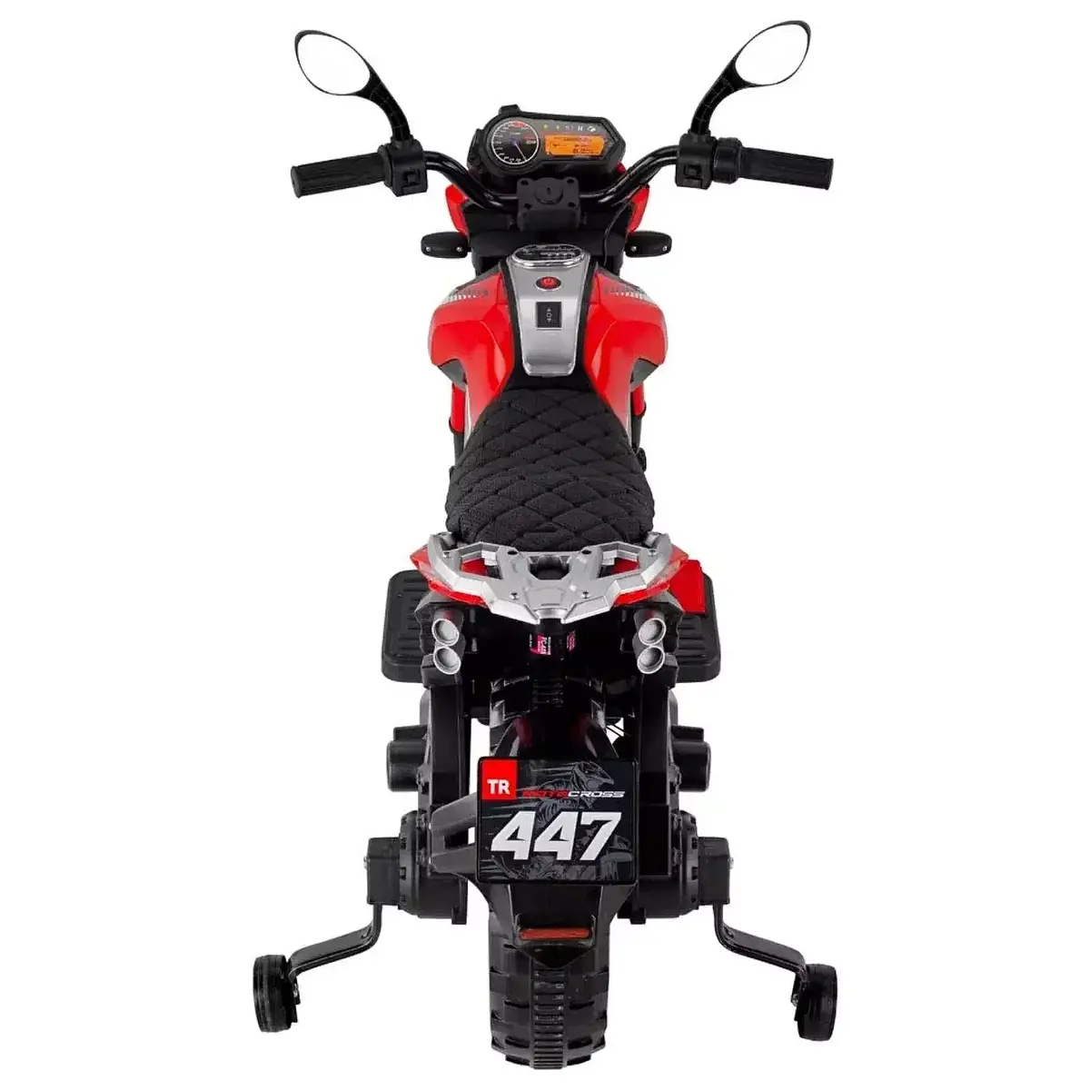 Babyhope 447 Motocross Akülü Motor 12V Kırmızı