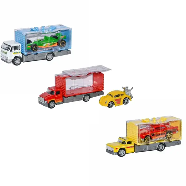 Metal Araba Taşıyan Kamyon