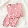 Bibaby Pijama Takımı Cute Cloudy Pembe