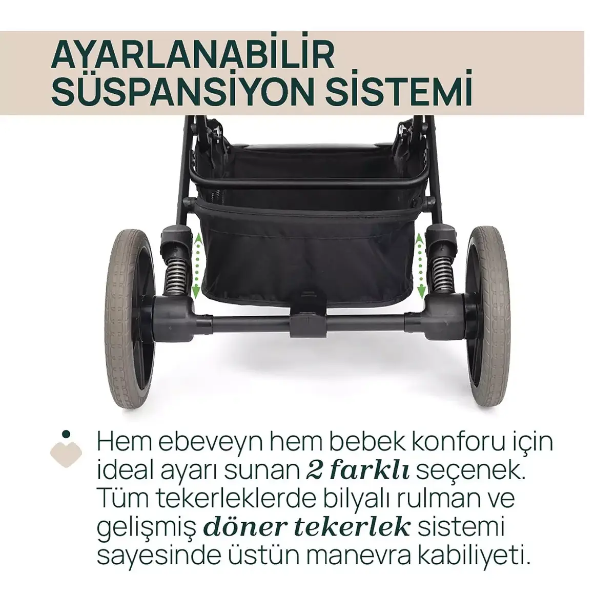 Chicco Dolomiti Bebek Arabası Charcoal