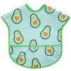 Babyjem Baskılı BLW Kolsuz Mama Önlüğü Avokado Desenli