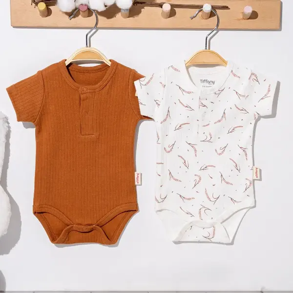 Tiffany Body Kısa Kol 2li Wheat Theme