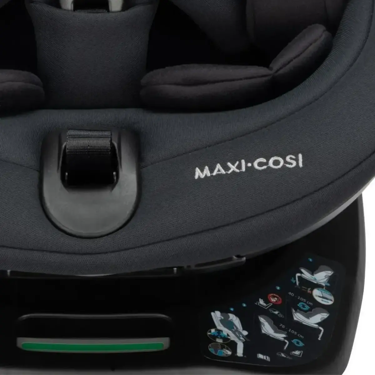 Maxi-Cosi Spinel 360 S Isofixli Oto Koltuğu 0-36 Kg Authentic Black
