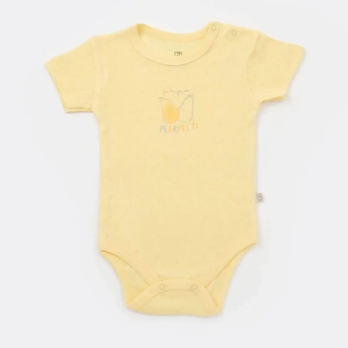 Bibaby Body Kısa Kol Pearfect Sun Sarı