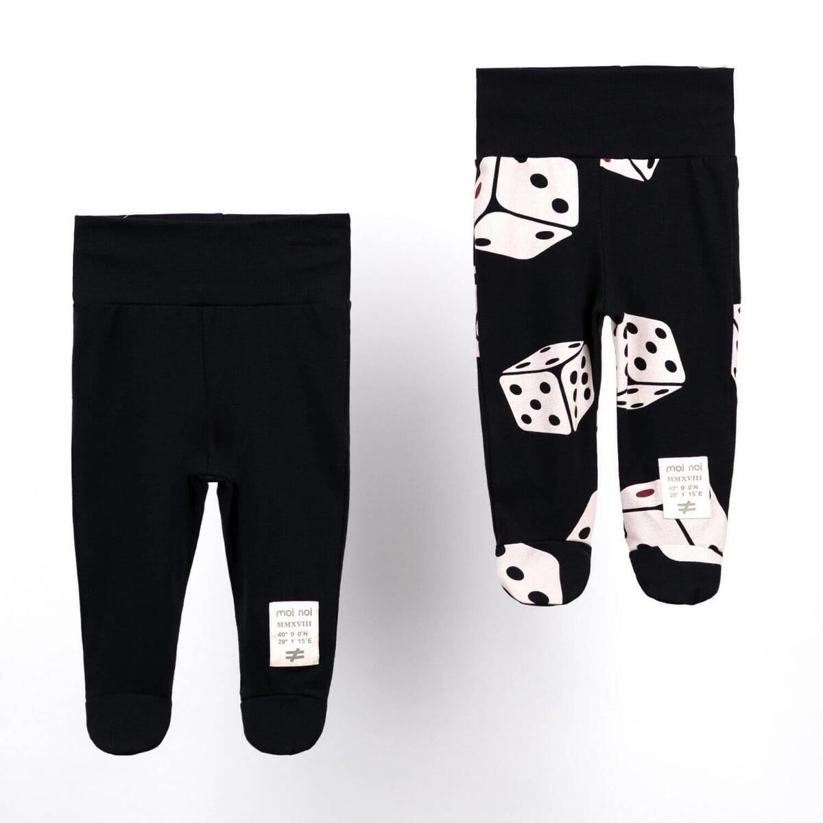 Moi Noi Pantolon Patikli 2li Siyah