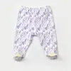 Bibaby Organik Pantolon Patikli Love You Baby Yellow - Lavander