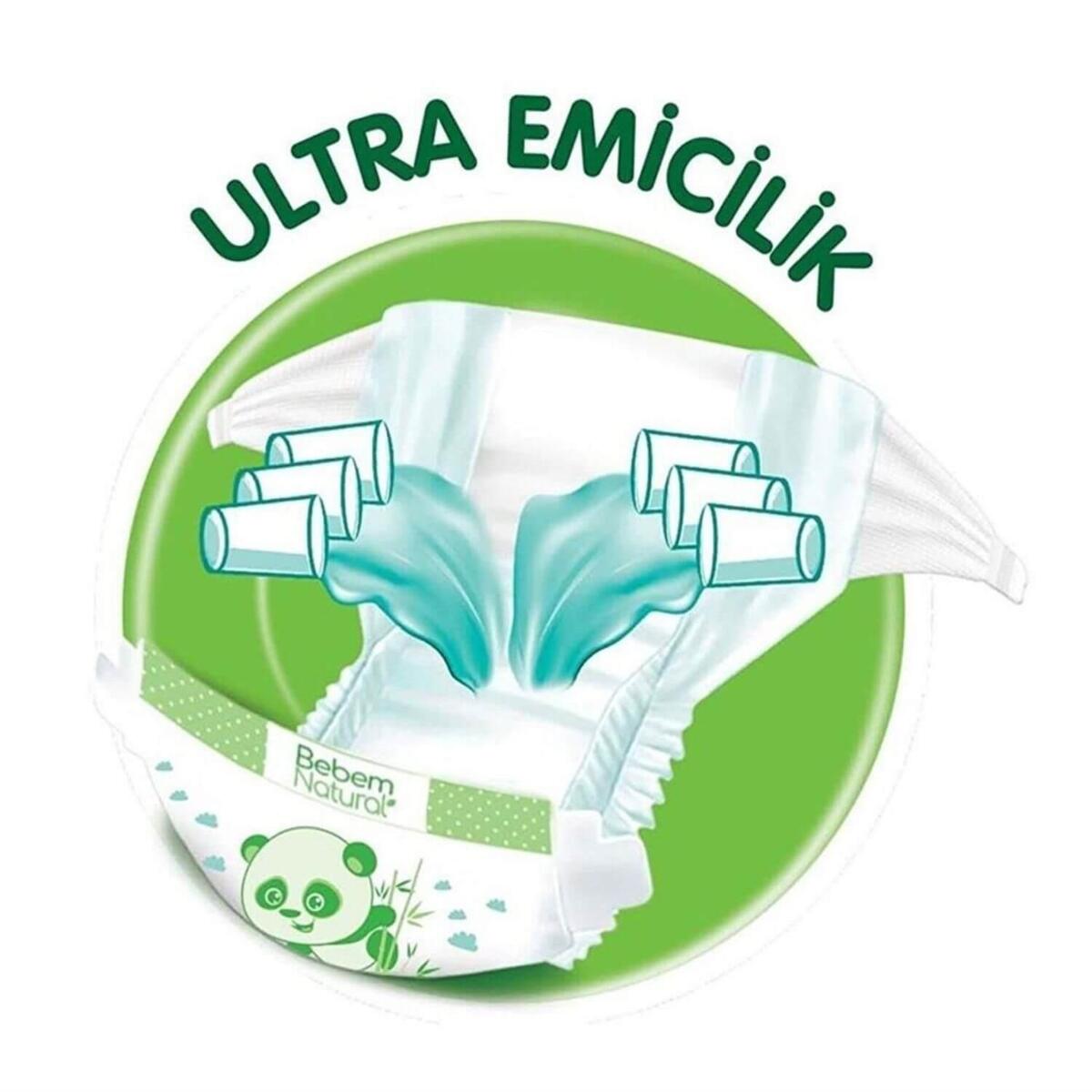 Bebem Natural Bebek Bezi 6 Beden Extra Large 15+ Kg 60lı Ultra Fırsat