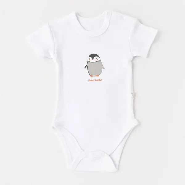 Bibaby Body Kısa Kol Summer Special Beyaz