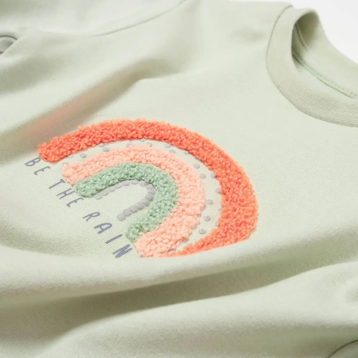 Bibaby Sweat Biorganik Tiny Birds Ekru Yeşil