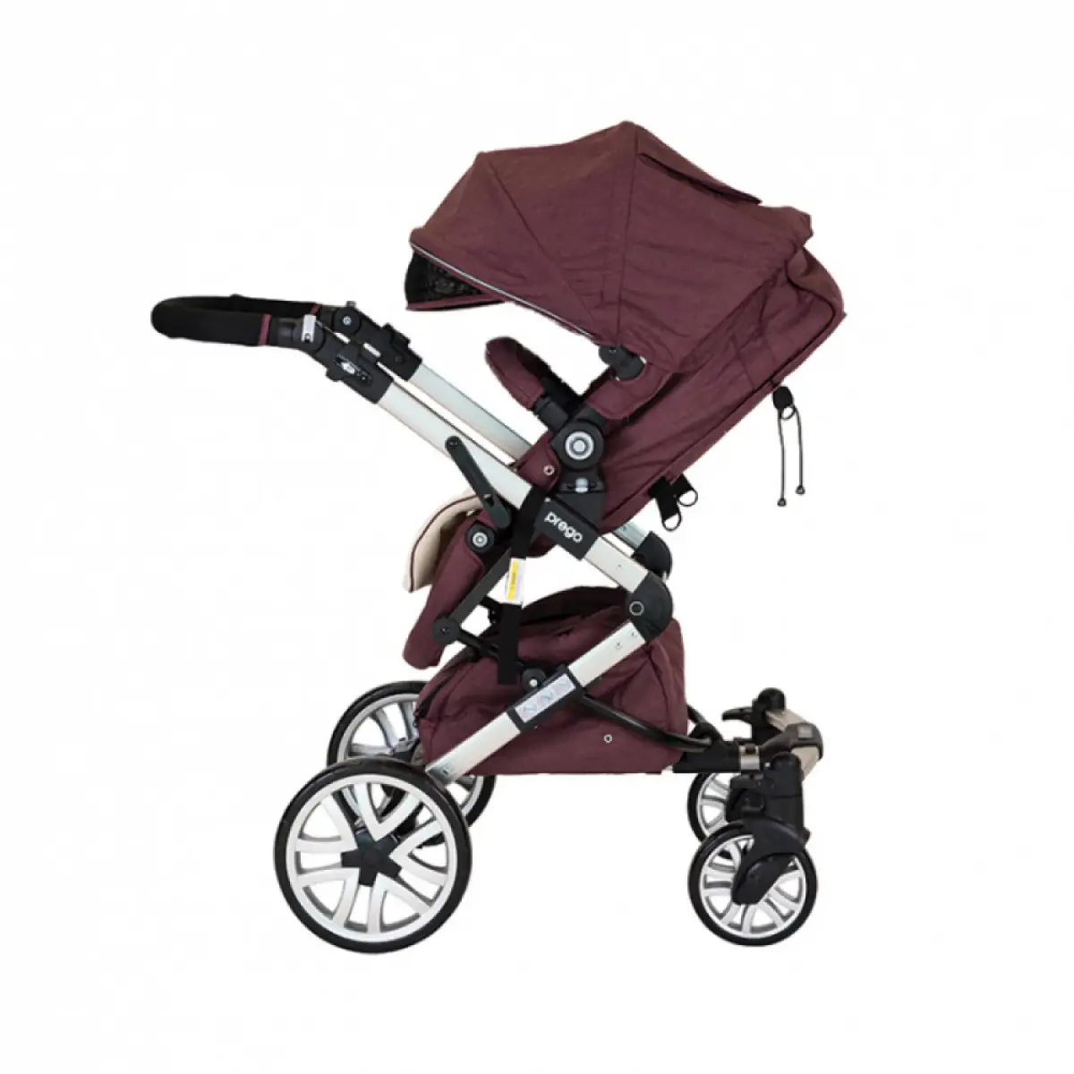 Prego Laon Travel Sistem Bebek Arabası Bordo