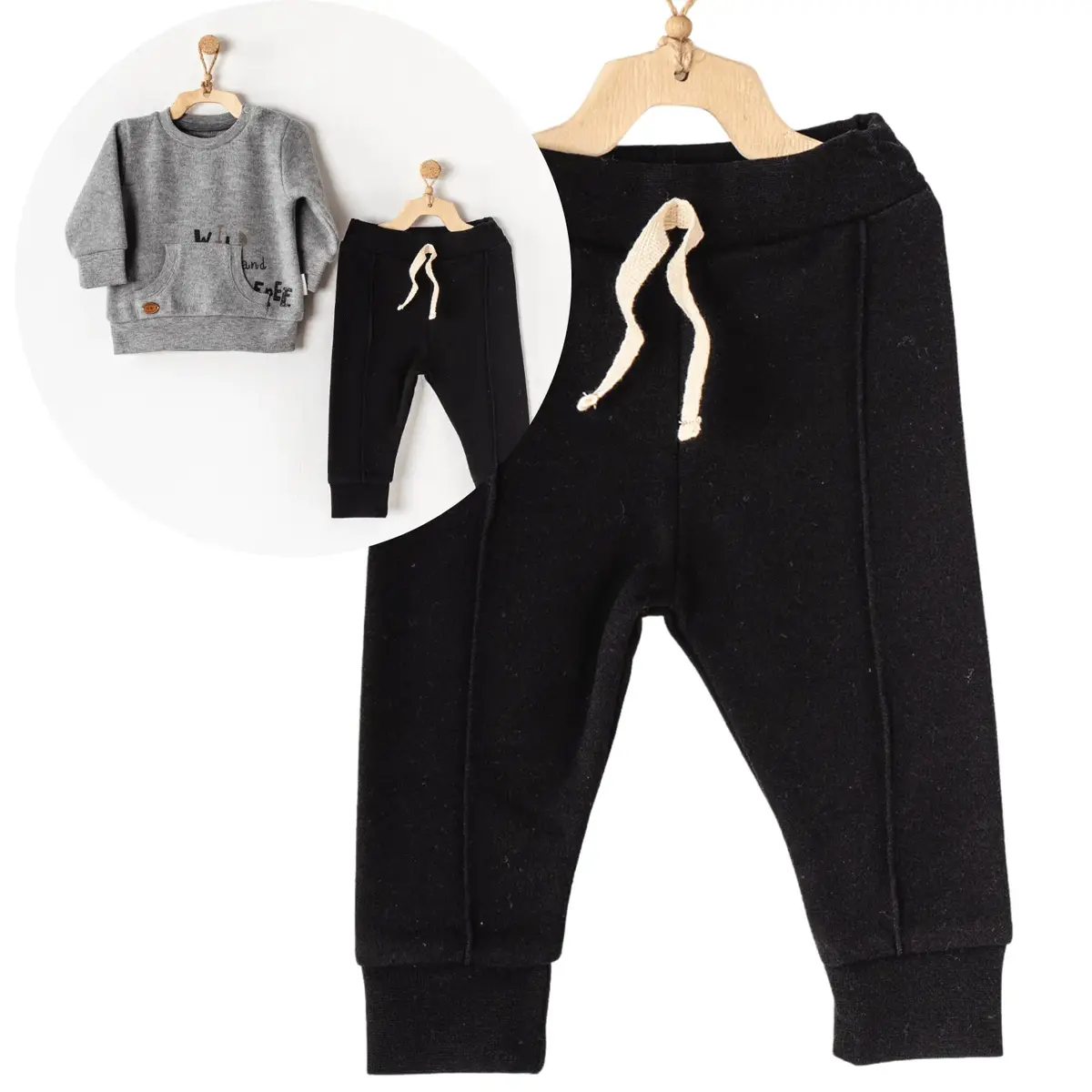 Andy Wawa 2li Takım Wild And Free Gri Melanj