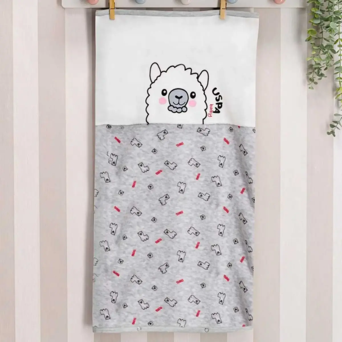 U.S. Polo Battaniye Kar Melanj