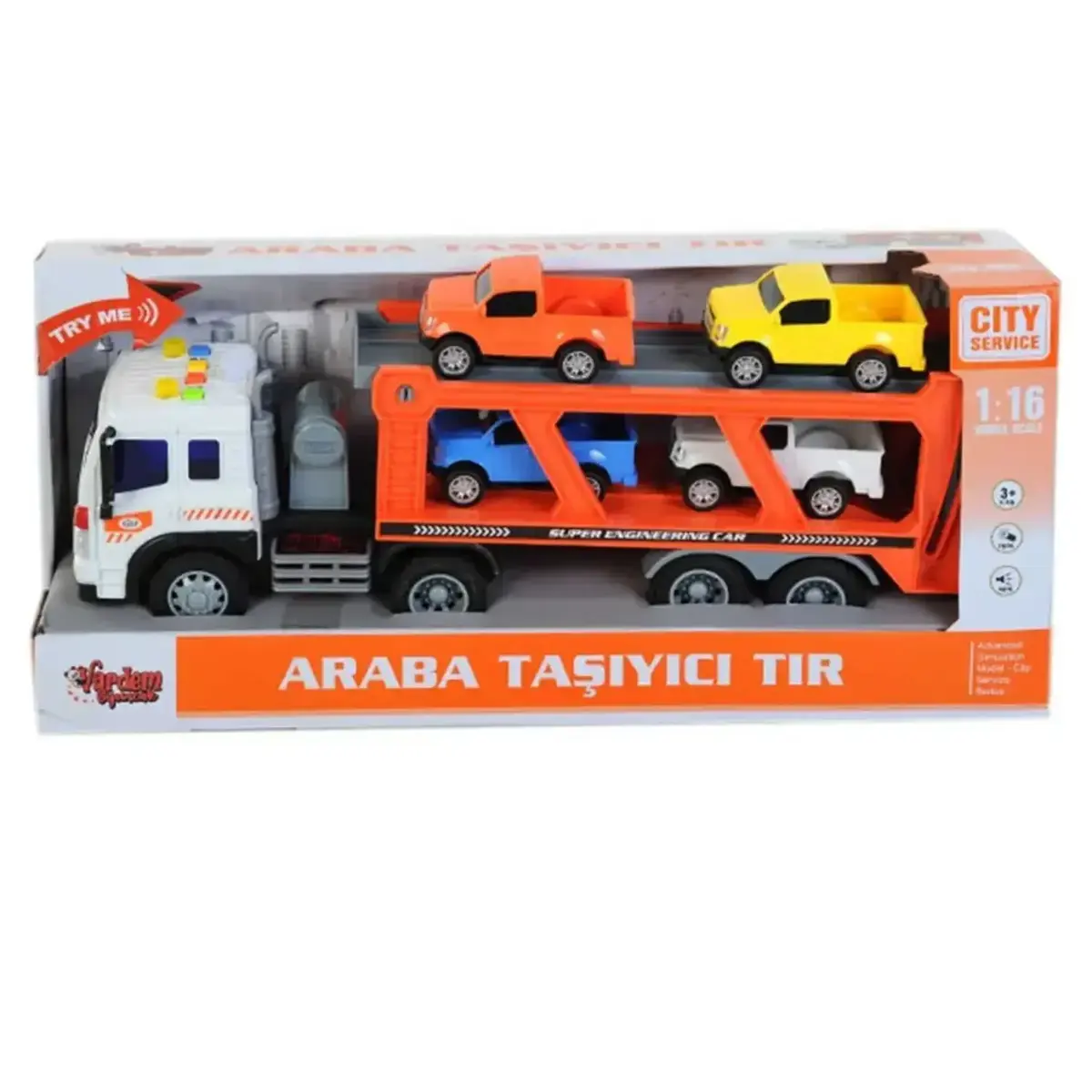 Vardem Sürtmeli Sesli Işıklı Araba 1:16