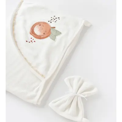 Bibaby Organik Havlu Örme Summer Fruit Light Cream