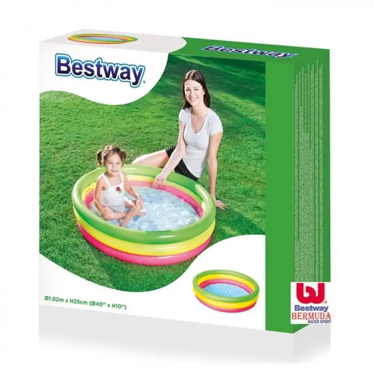 Bestway Havuz 3H Şişme Zemin 102x25 cm