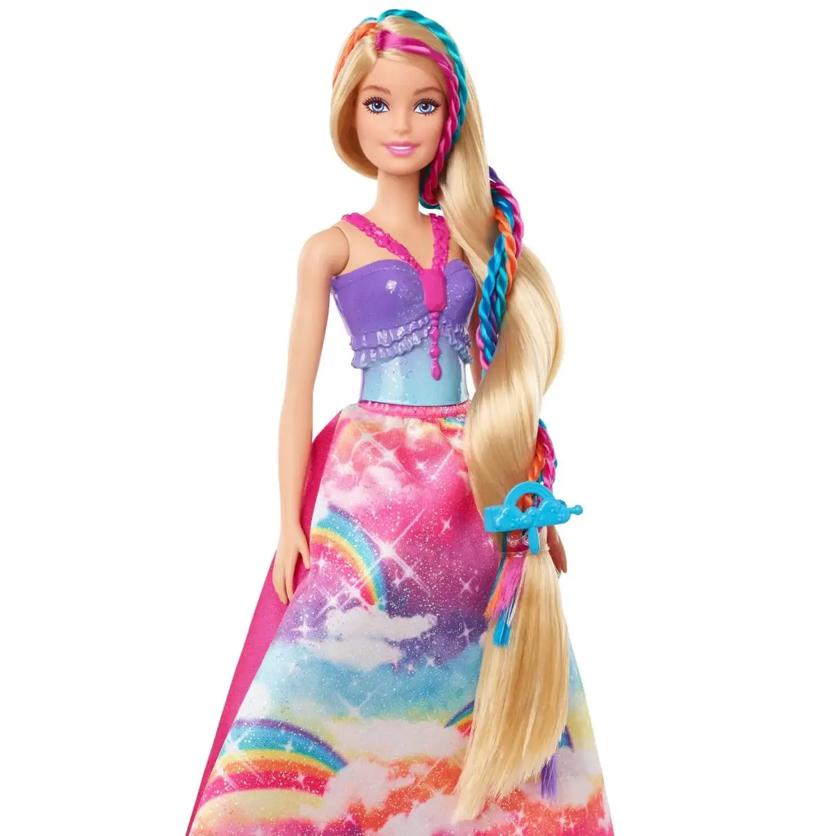 Barbie Dreamtopia Örgü Saçlı Prenses ve Aksesuarları