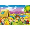 Art Kids Meraklı Kampçılar Ahşap Puzzle 25 Parça