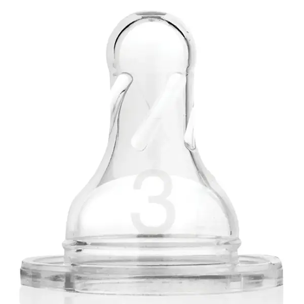 Dr Browns Options+ Dar Ağız Silikon Biberon Emziği 2li 6+ Ay 3.Aşama