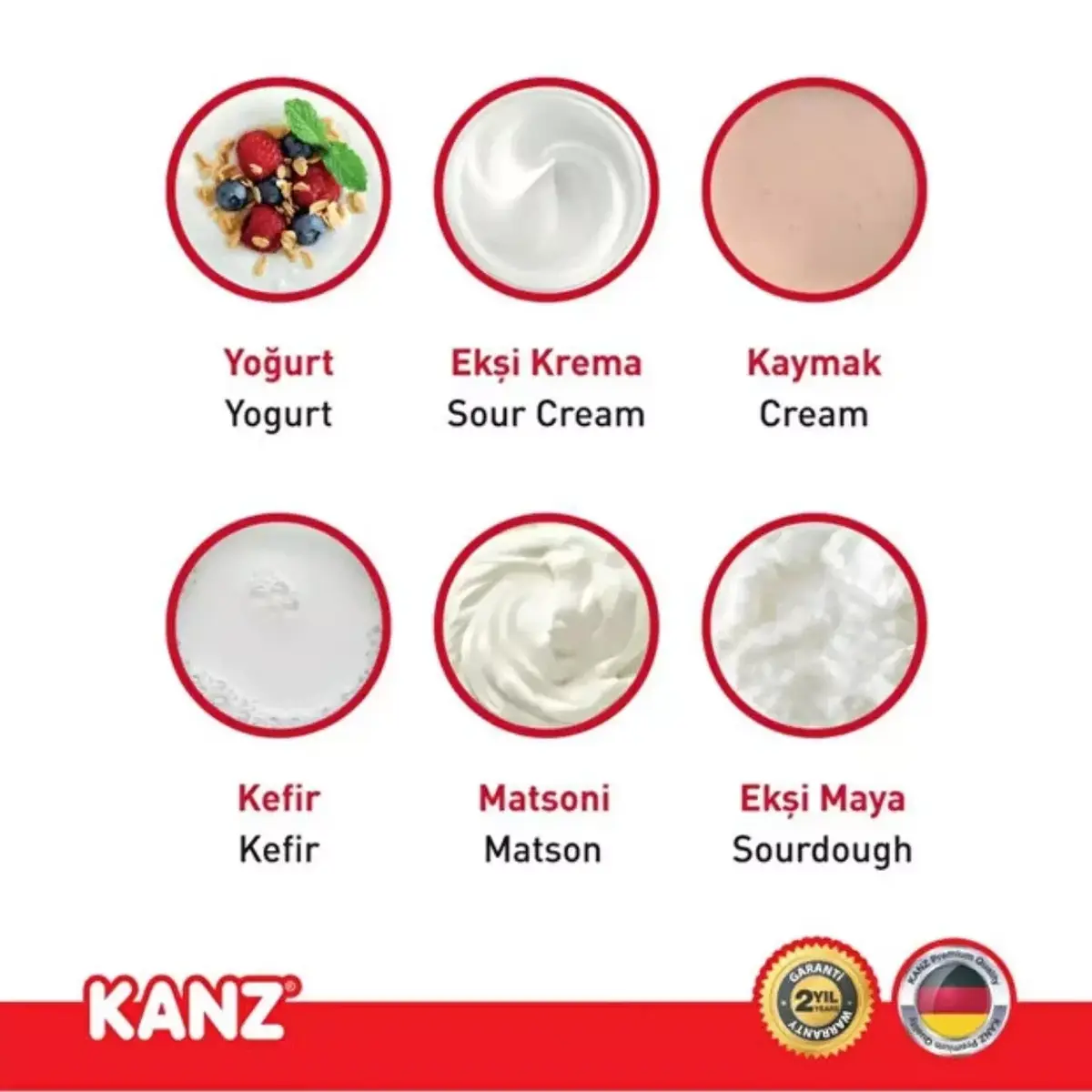 Kanz Yoğurt Yapma Makinesi