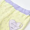 Bibaby Organik Pantolon Patiksiz Love You Baby Yellow Lavander