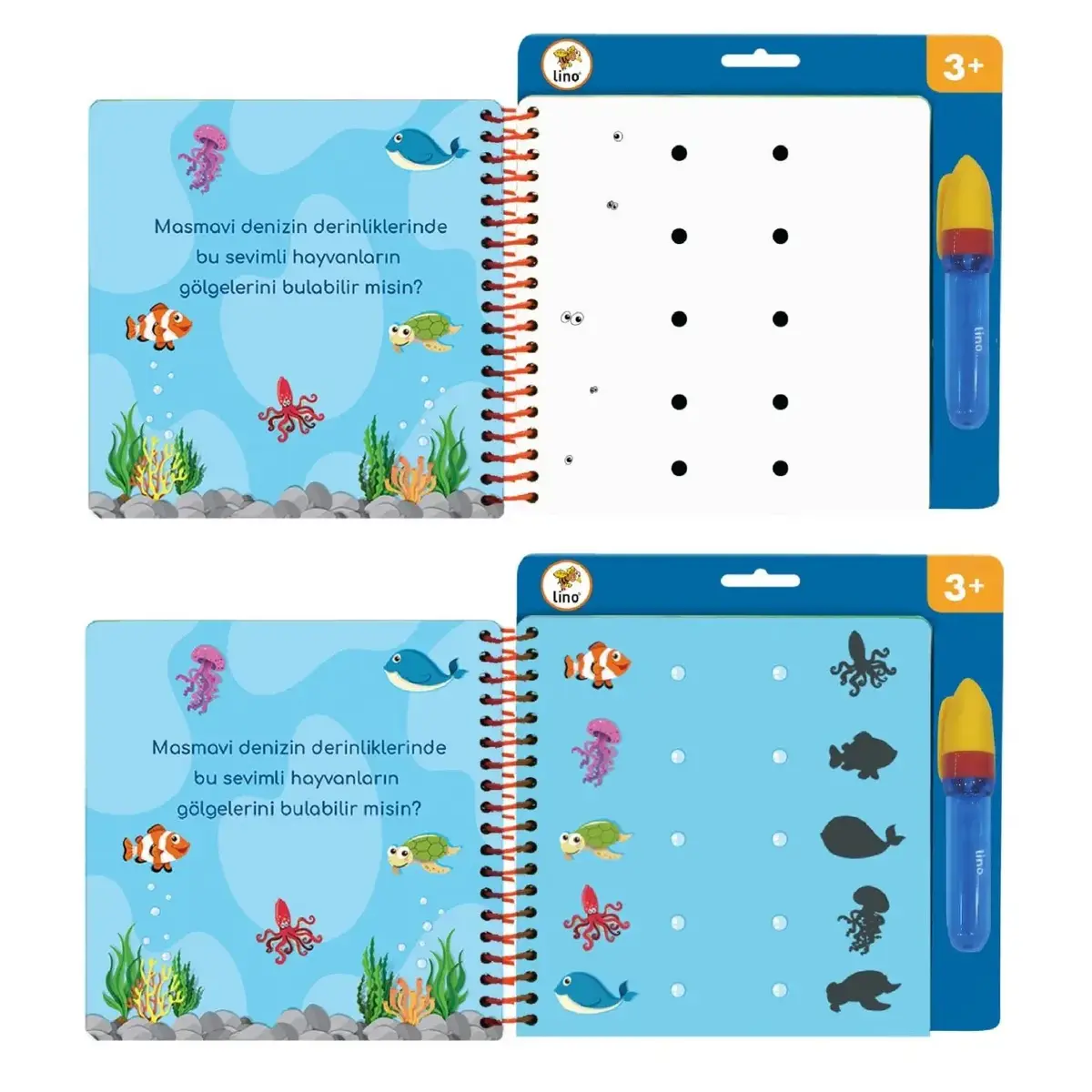 Lino Aqua Sihirli Boyama Kitabı Oyunlar