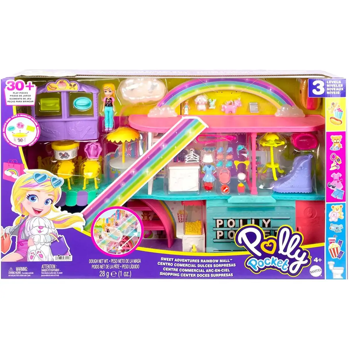 Polly Pocket Gökkuşağı Alışveriş Merkezi Oyun Seti