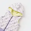 Bibaby Organik Yelek Kapüşonlu Love You Baby Yellow Lavander