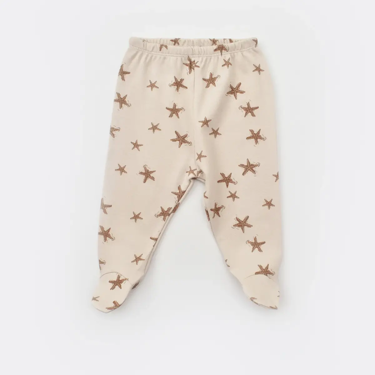 Bibaby Organik Zıbın Takımı Battaniyeli Tüllü Magic Starfish Latte