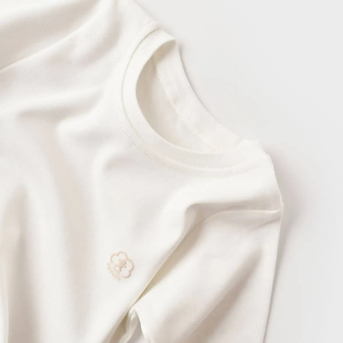 Bibaby Organik Sweatshirt Little Basic Ekru