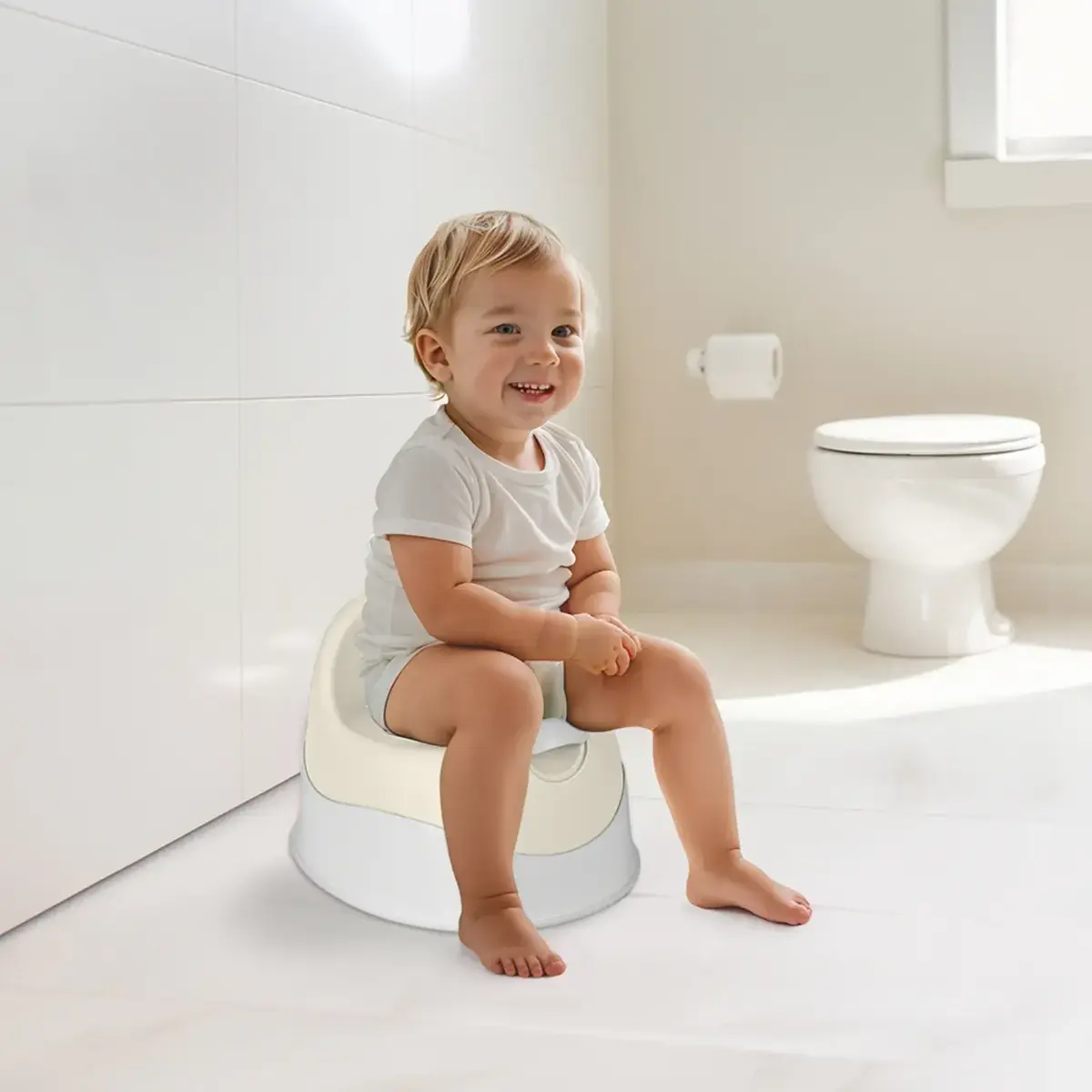 Dolu Nuve Bebek Lazımlığı Bej