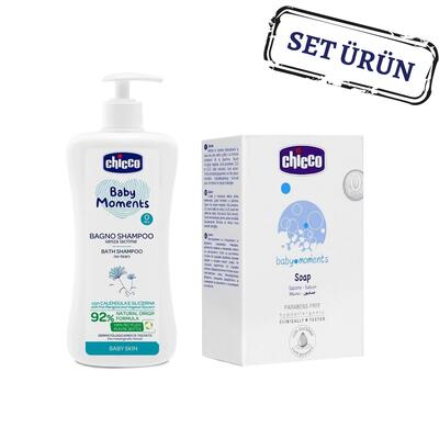 Chicco Baby Moments Bebek Şampuan + Bebek Sabunu (Avantaj Paketi)