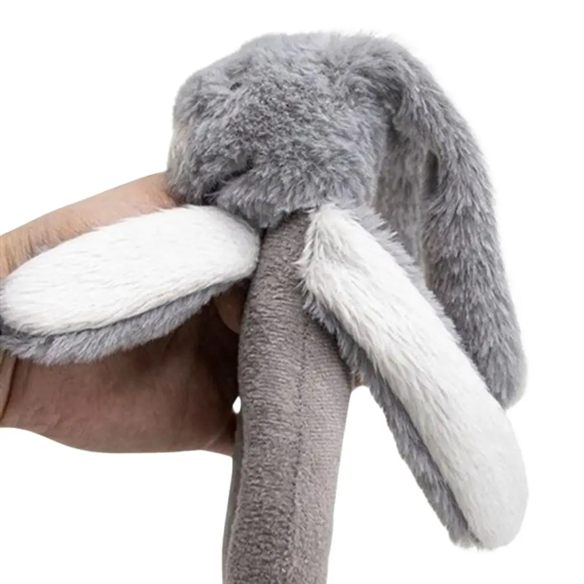 Babyjem Tutmalı Peluş Mini Tavşan Gri