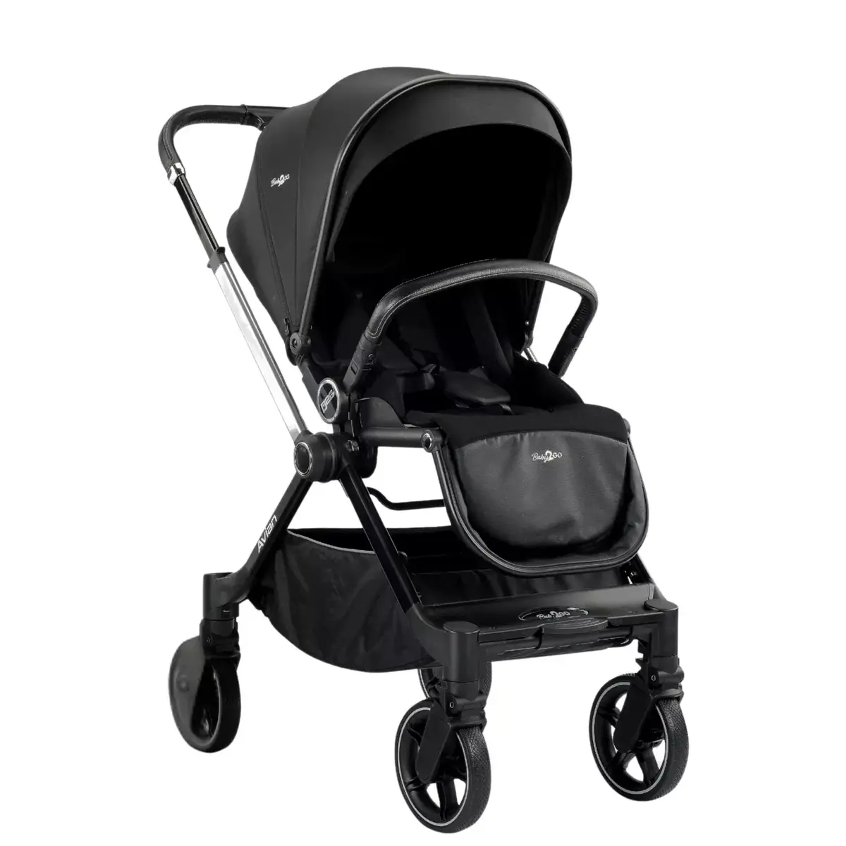 Baby2Go Avian Travel Sistem Bebek Arabası Siyah
