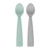 OiOi Nam Nam Kaşık 2li 6+ Ay River Green - Powder Grey