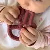 OiOi Annenin Eli Diş Kaşıyıcı 3+ Ay Velvet Rose