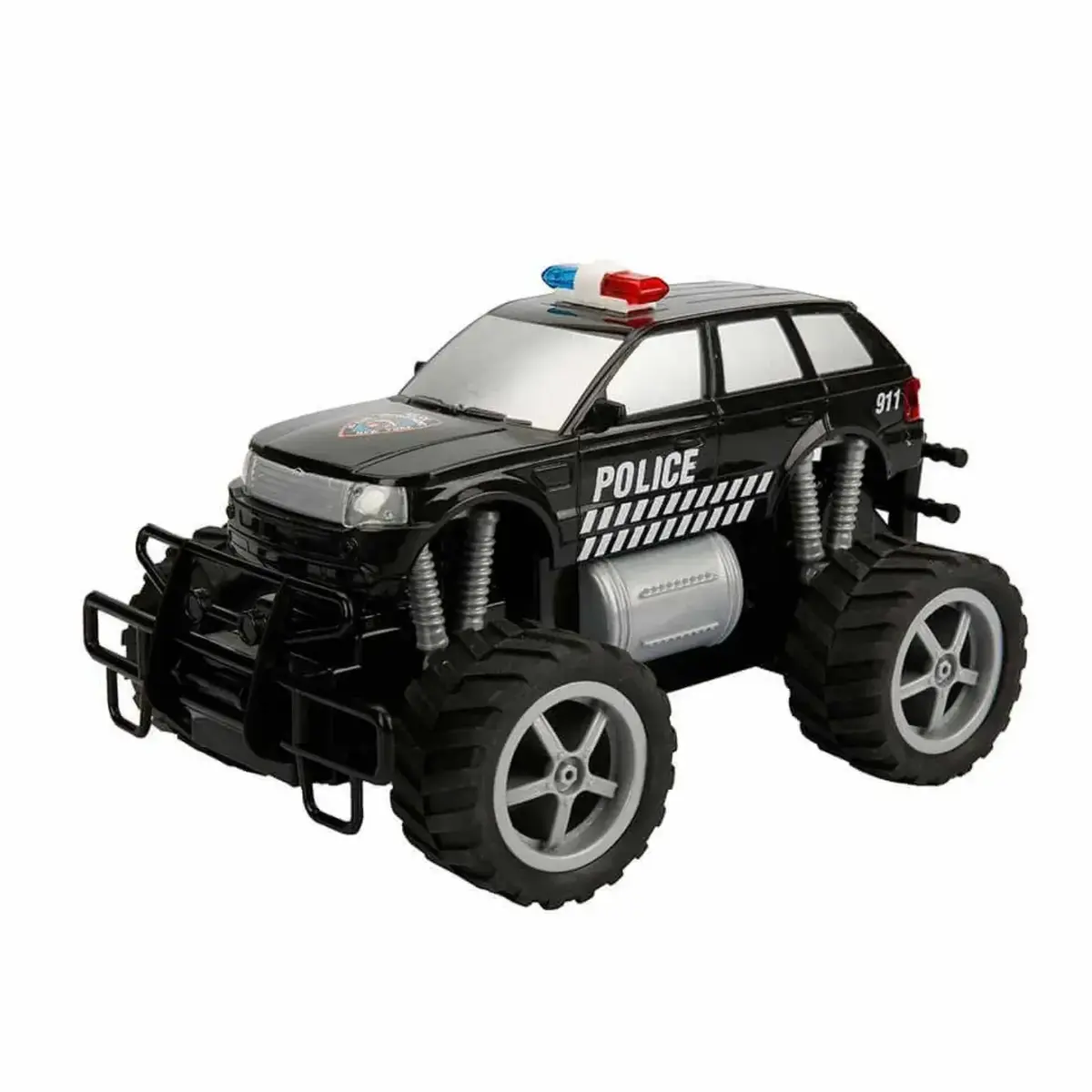 Uzaktan Kumandalı Jumbo Wheels Usb Şarjlı Işıklı Polis Arabası 1:18