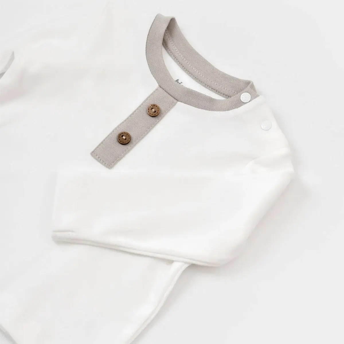 Bibaby Organik Salopet Tulum Curly Sheep Bej