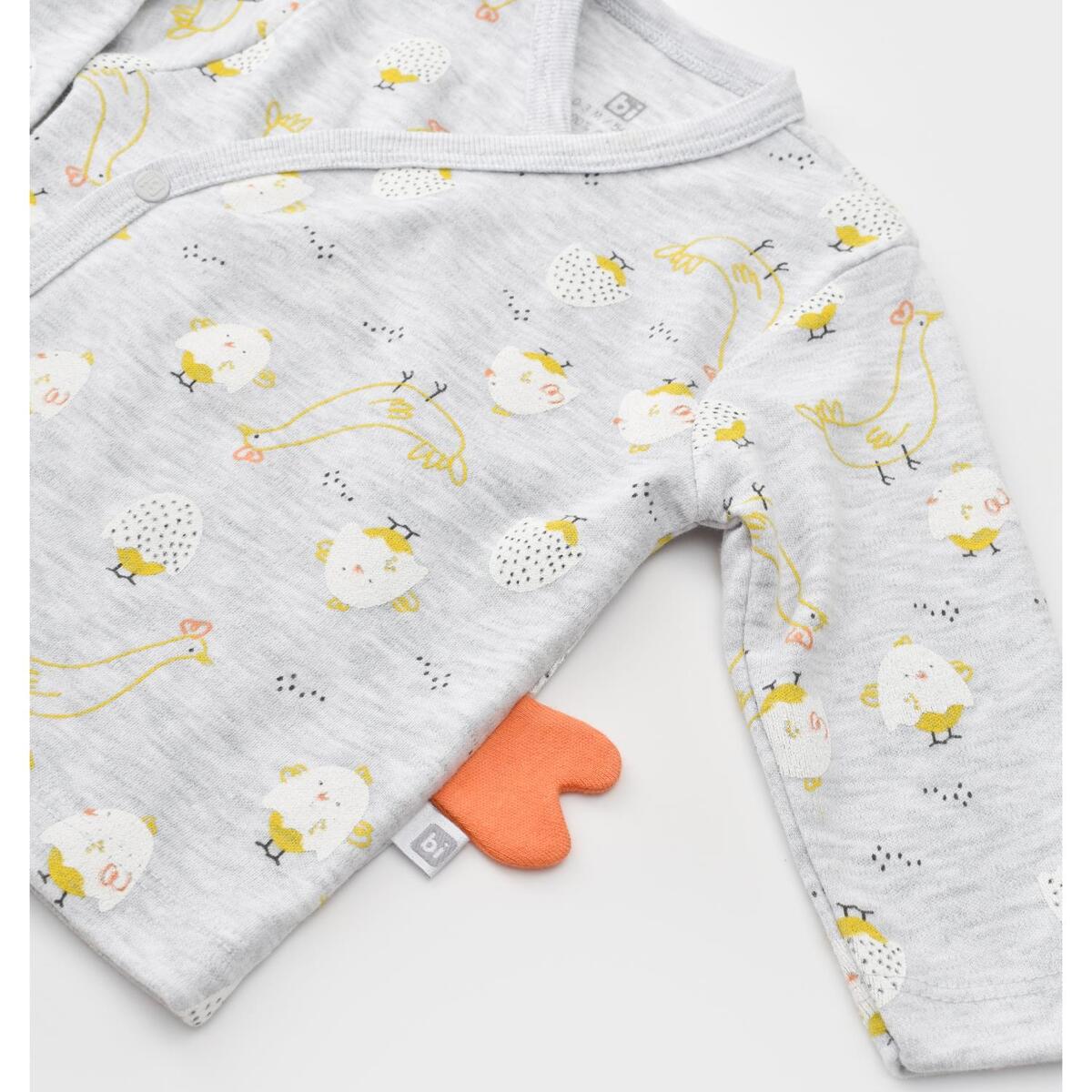 Bibaby Zıbın Takımı 3lü Chick And Chick Sarı - Kar Melanj