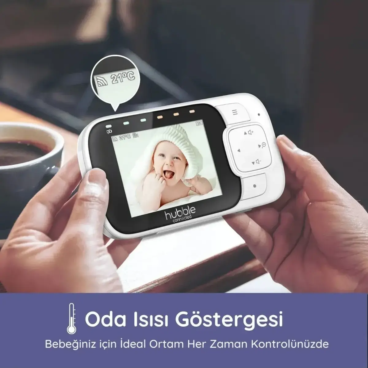 Hubble Nursery View Glow 2,8 inç Dijital Bebek Kamerası