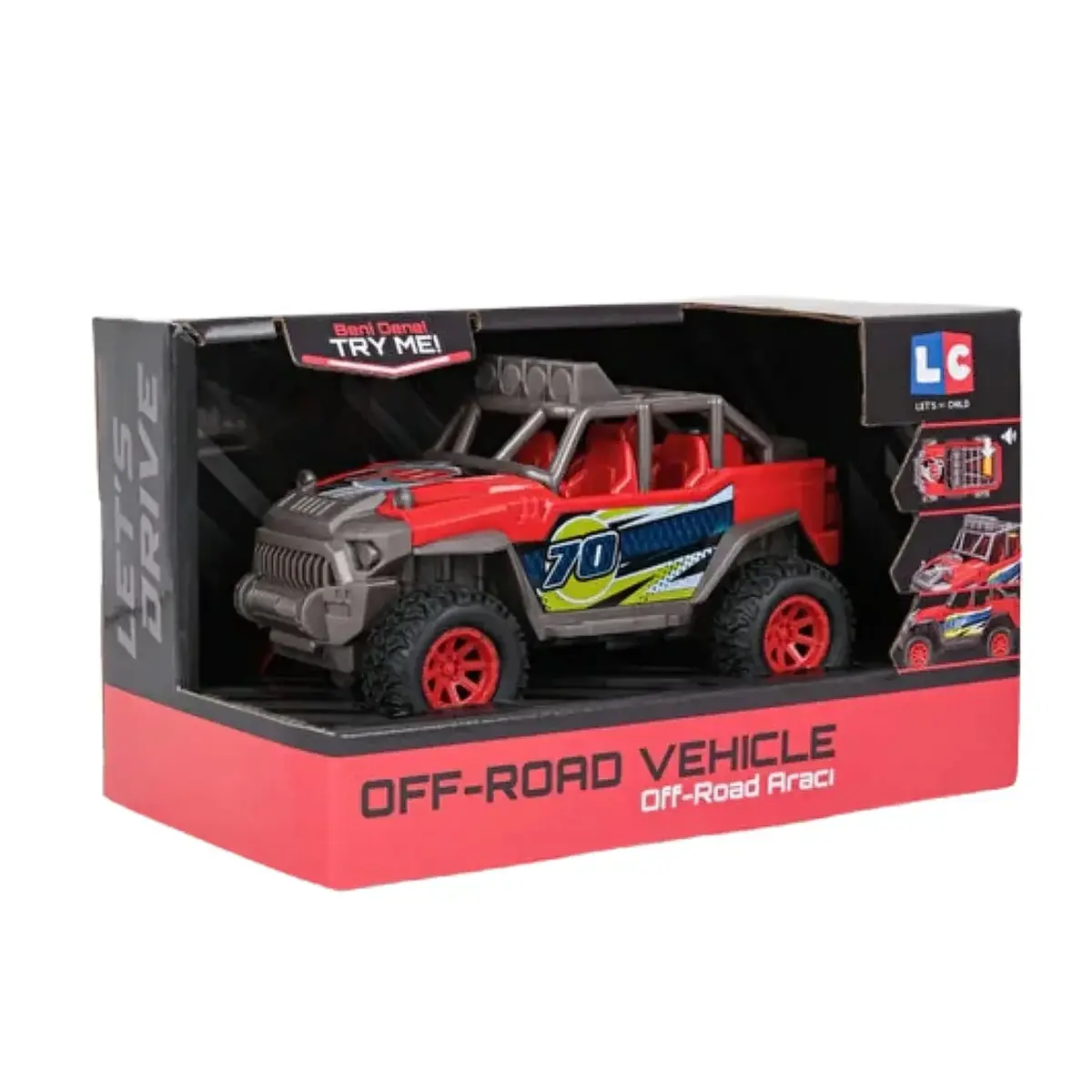 Let's Drive Sesli ve Işıklı Off Road Aracı