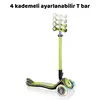 Globber Elite Deluxe Işıklı Scooter Yeşil