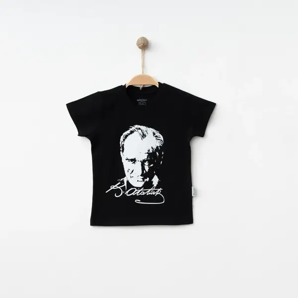 Winimo T-Shirt Atatürk Baskılı Siyah