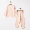 Bebolly Pijama Takımı Baskılı Pudra