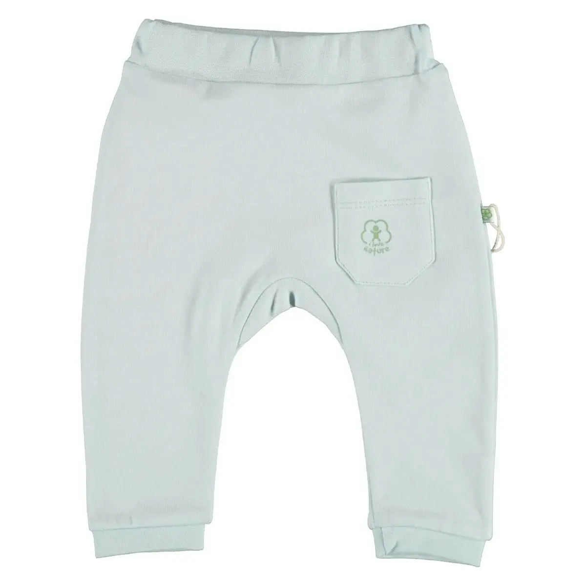 Bibaby Organik Pantolon Patiksiz Basic Nature Mavi