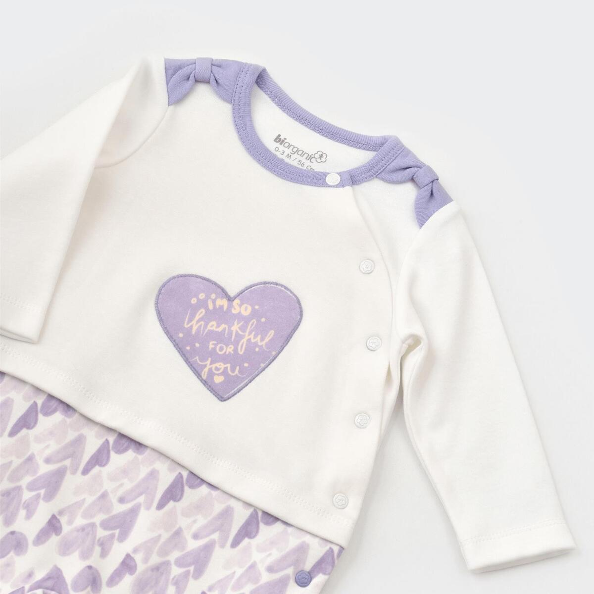 Bibaby Organik Tulum Love You Baby Lavender