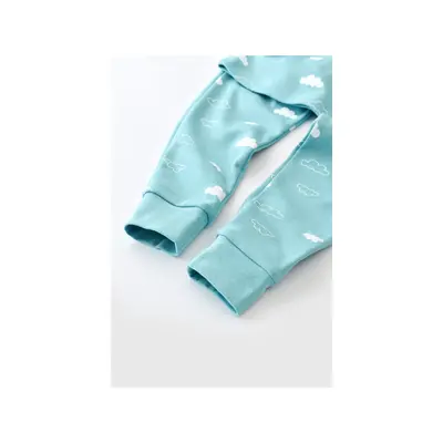 Bibaby Pijama Takımı Cute Cloudy Mint