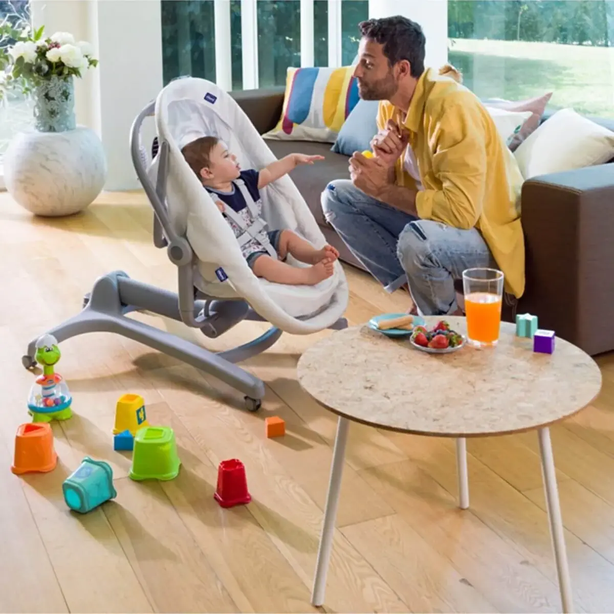 Chicco Baby Hug 4 in 1 Air Ana Kucağı White Snow